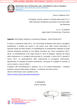 Nota USR prot. n. 1221. - Ufficio Scolastico Regionale Piemonte