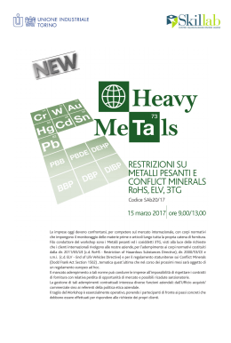Heavy Metals SAb20/17