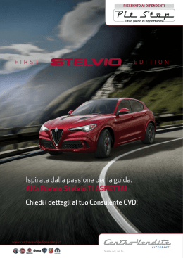 Ispirata dalla passione per la guida. Alfa Romeo Stelvio TI ASPETTA!