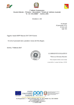 Circolare n. 132 - Bando RSPP Marconi 2017