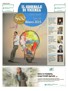 Le prime 500 imprese del sistema Vicenza nel 2015