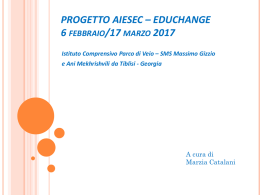 Presentazione del progetto Educhange 2017