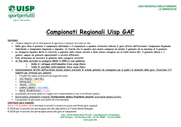 Campionati Regionali Uisp GAF
