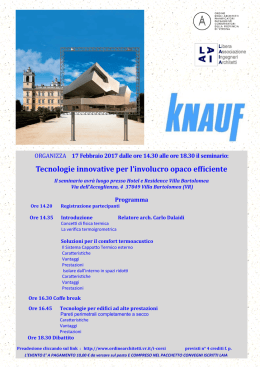 seminario KNAUF 17.02.2017