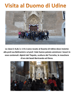 Visita Duomo di Udine 2017