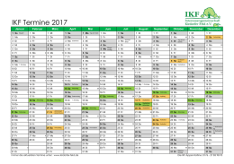 Kalender 2017 - Interessengemeinschaft Kirdorfer Feld