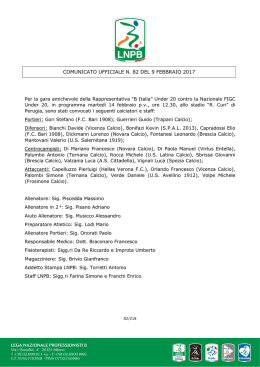 Leggi il comunicato