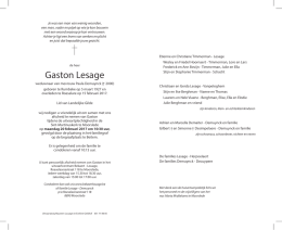 Lesage Gaston kaart.indd - Bekaert
