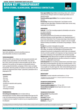 BISON KIT&reg; TRANSPARANT