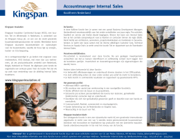 Accountmanager Internal Sales