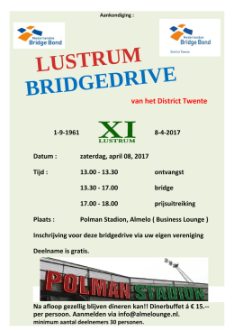 lustrum bridgedrive - NBB
