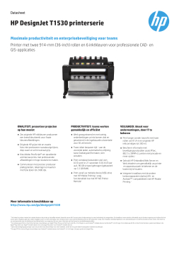 HP DesignJet T1530 printerserie