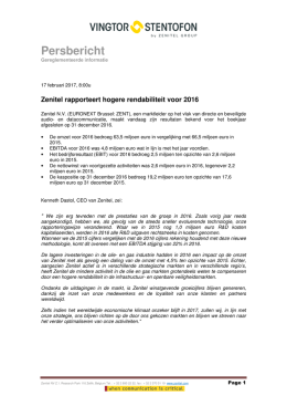 Persbericht