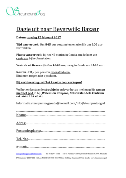 Dagje uit naar Beverwijk: Bazaar