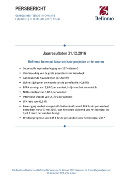 PERSBERICHT