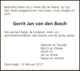 Gerrit Jan van den Bosch