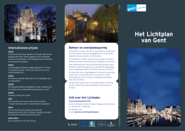 Het Lichtplan van Gent