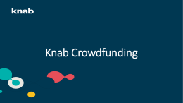 KNAB Crowdfunding Wat je moet weten over crowdfunding