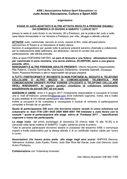 Volantino - Associazione Italiana Sport Educazione