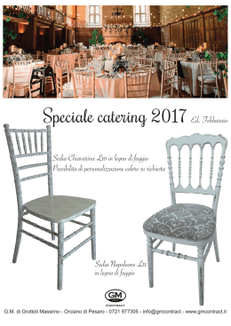 Speciale catering 2017