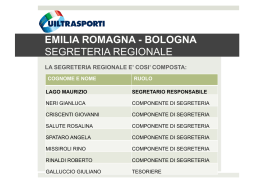 Regione::Uiltrasporti Emilia Romagna