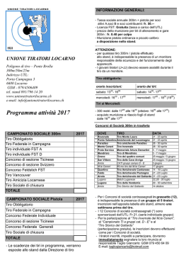 Programma 2017 - Unione Tiratori Locarno
