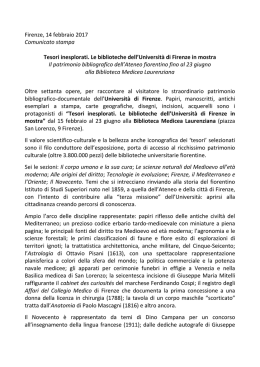 Scarica il pdf - Biblioteca Medicea Laurenziana