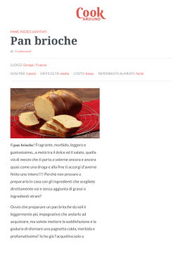 Ricetta Pan brioche - Cookaround