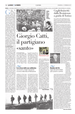 articolo - Centro Studi Giorgio Catti