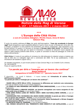 Newsletter Mag Verona n°157