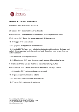 - Roma - Master Lighting Design