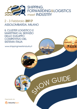 Scarica la Show Guide - shipping meets industry