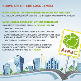 Nuova Area C - Comune di Milano