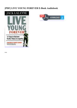 LIVE YOUNG FOREVER E-Book Audiobook