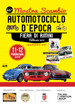 Brochure evento - Museo Nazionale del Motociclo