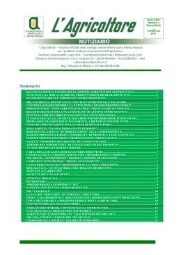 Leggi l`ultimo numero - Confagricoltura Milano