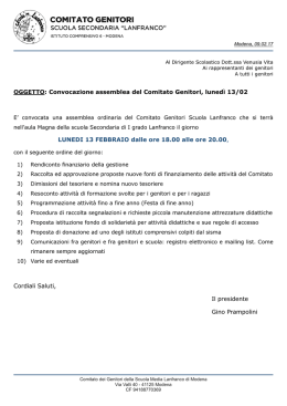 convocazione-comitato-13_02_17 - Istituto Comprensivo 6 di Modena