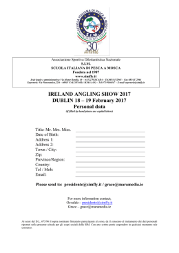 IRELAND ANGLING SHOW 2017 DUBLIN 18 – 19