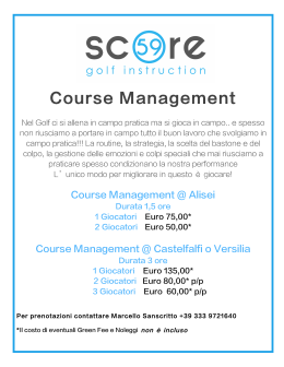 Course Management