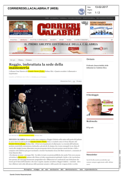 CorrieredellaCalabria 14.02.2017