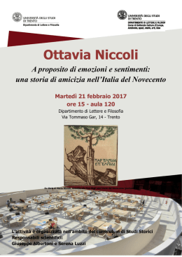 Locandina seminario Niccoli