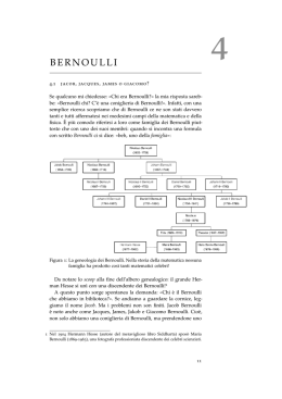Jacob Bernulli - CarusoGiuseppe.com