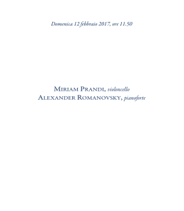 pdf programma - Il Palazzo del Quirinale