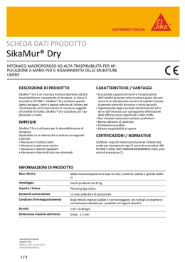 SikaMur® Dry - Sika Italia