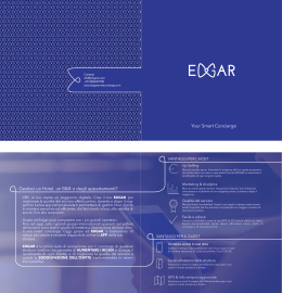 Scarica la Brochure - Edgar | Smart Concierge