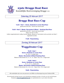 23ste Brugge Boat Race