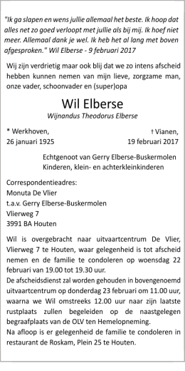 Wil Elberse