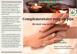 WOENSDAG 1 MAART 2017 - Inloophuis Den Helder