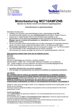 Motorbesturing MO710 AMFZNB Failsafe motor