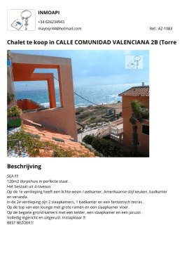 Chalet te koop in CALLE COMUNIDAD VALENCIANA - INMO-API